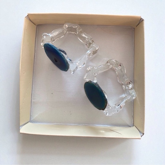 Vintage Neiman Marcus Agate Gift Set | Never Used | Circa 2005 4 pieces - Picture 6 of 8